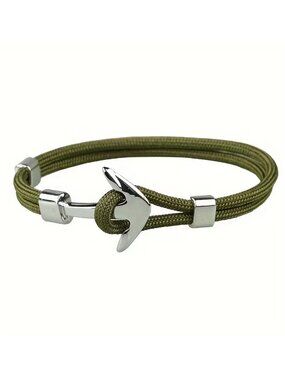 Bracelet Unisex Paracord w/Anchor Hook Closure For the Active Outdoor Lifestyle